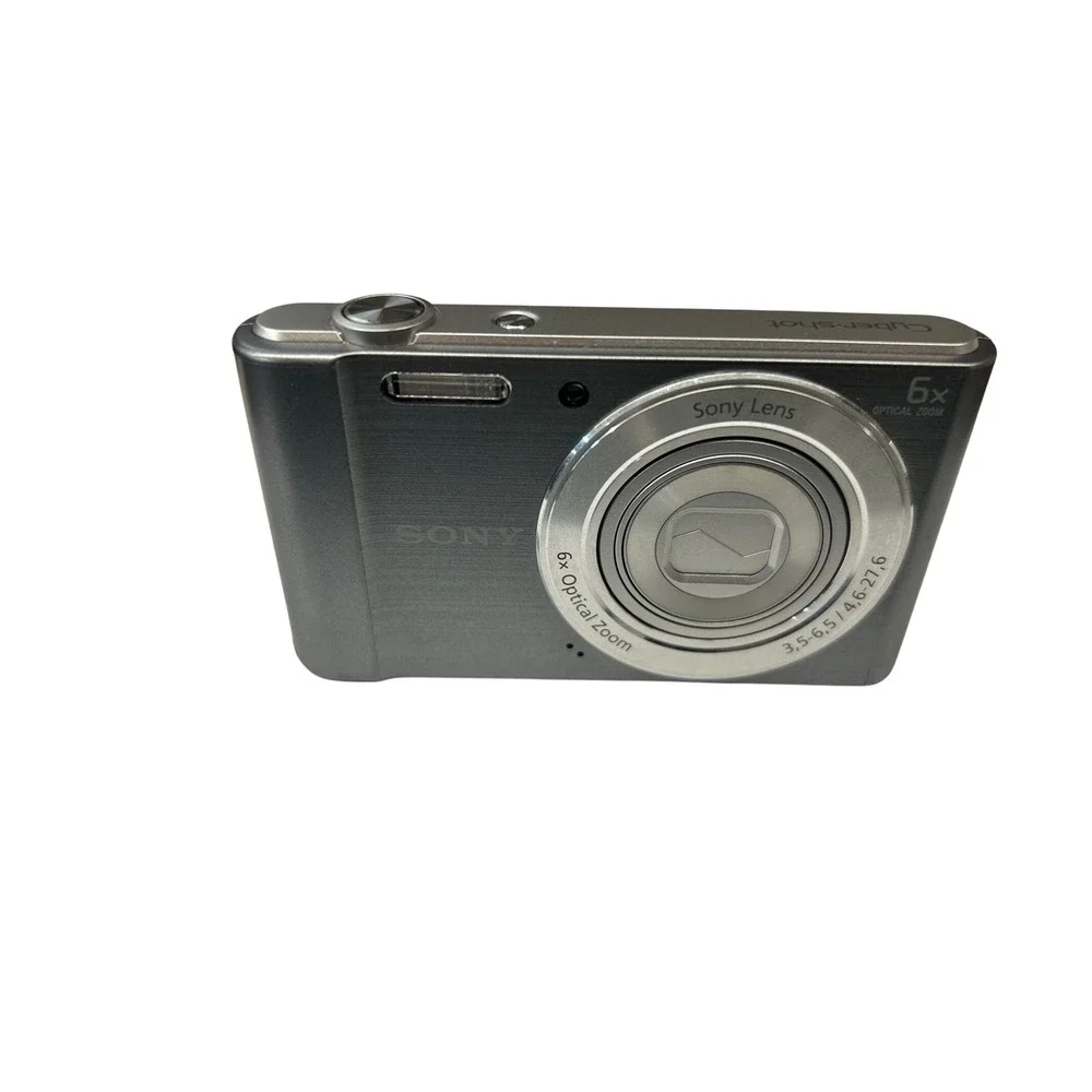 Sony Cyber-shot DSC-W810 Digital Camera Silver 20.1MP Digicam Y2K Tested No Card